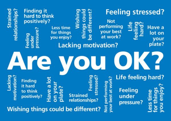 Are you OK? Ask a friend the question today