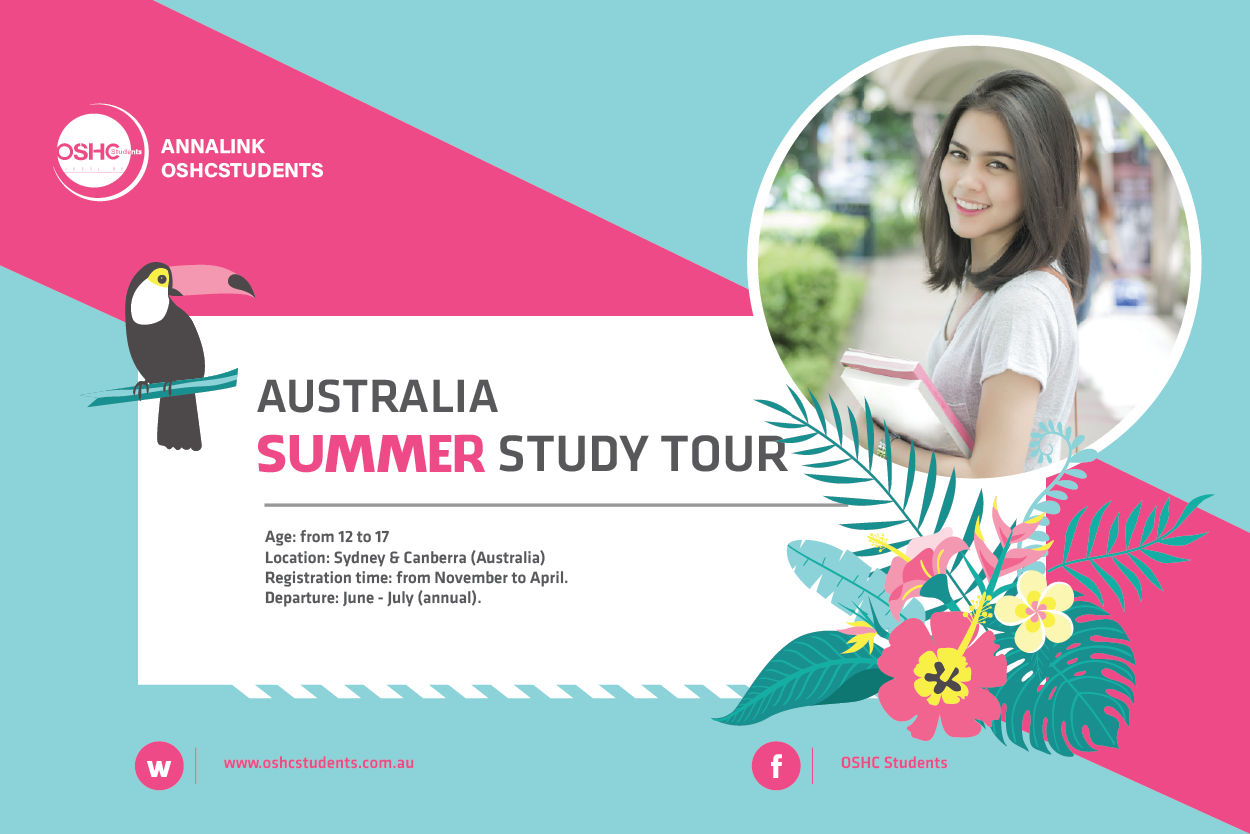 Annalink OSHCstudents summer study tour 2019