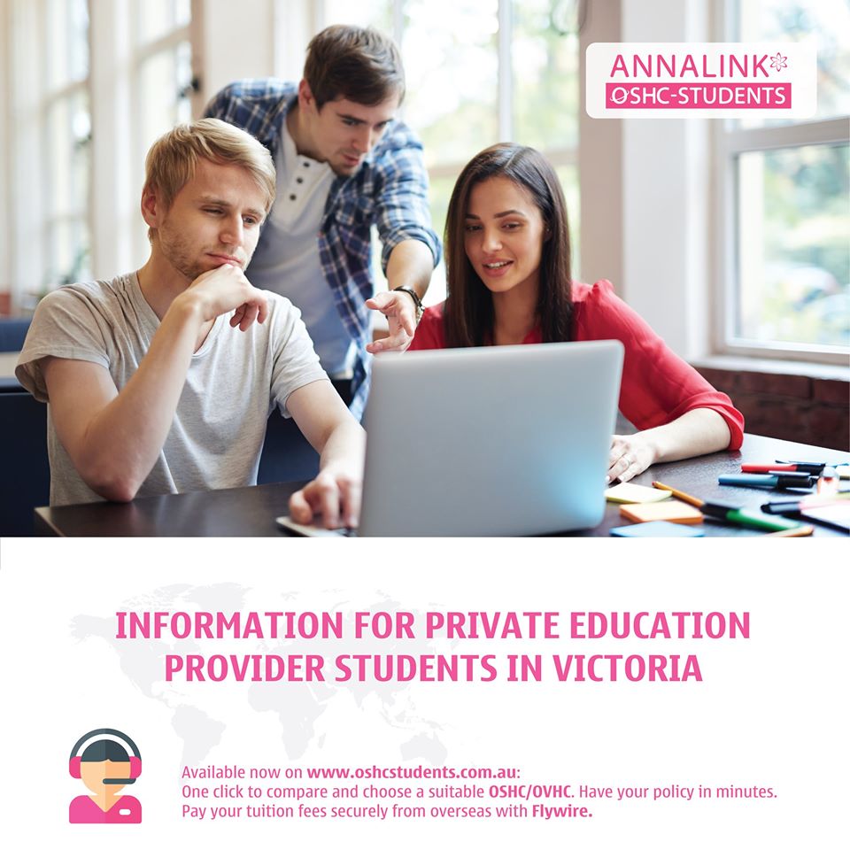Infomation for private education providers students in Victoria