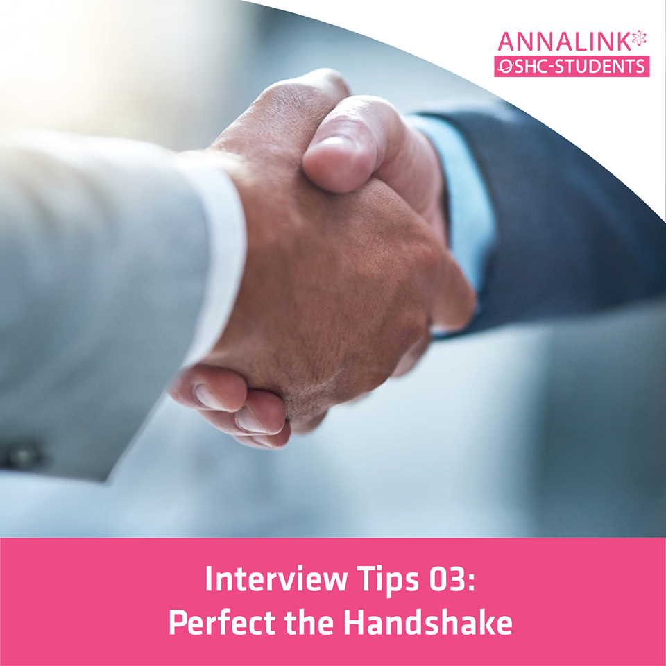 Top 6 Interview Tips – Tip 03: Perfect the Handshake