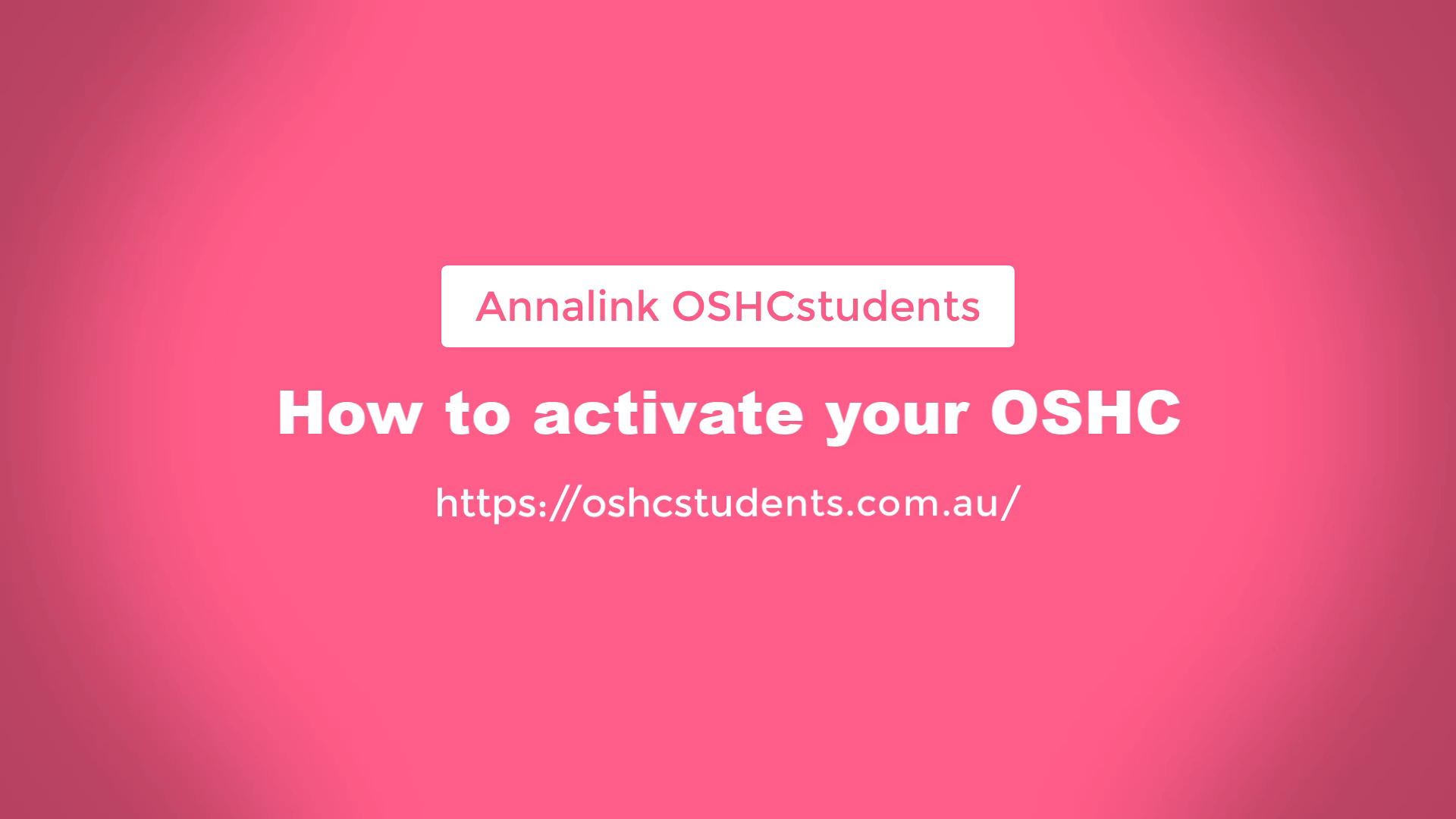 HOW TO ACTIVATE YOUR OSHC – Overseas Student Health Cover?